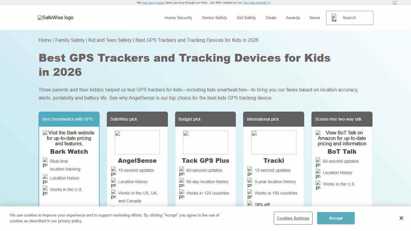 Best GPS Trackers for Kids in 2026 SafeWise