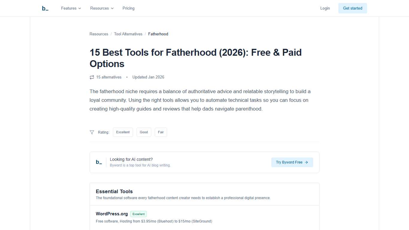 15 Best Tools for Fatherhood (2026): Free & Paid Options